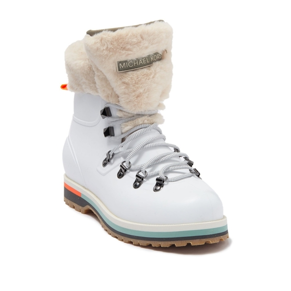 Michael Kors Lanis Waterproof fur trim boots - Picture 1 of 5